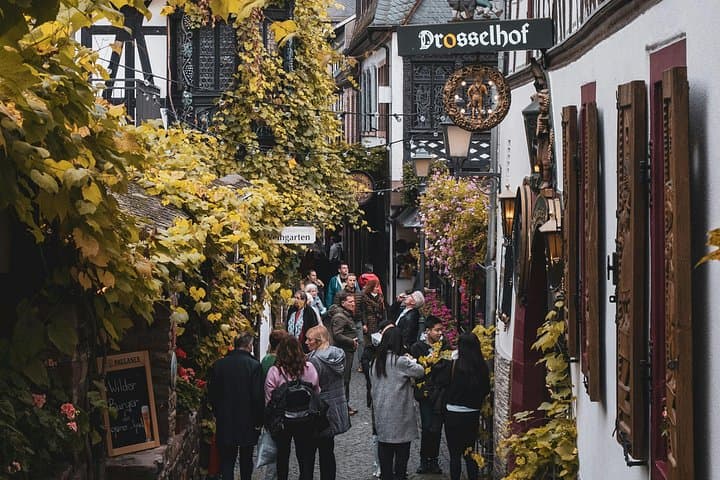 Halbtägige private Tour von Frankfurt nach Rüdesheim mit Seilbahnfahrt