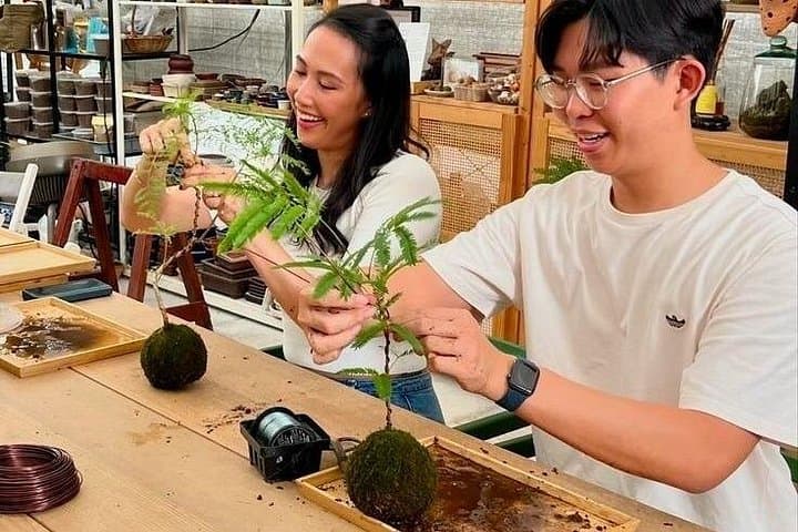 Corso di Kokedama Giapponese nel Quartiere Navigli di Milano