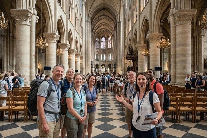 Innenbesichtigung der Kathedrale Notre-Dame mit festgelegtem Gruppen-Zugang — Foto 4