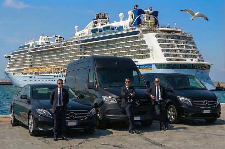 Trasferimento Privato dall'Aeroporto di Roma-Fiumicino al Porto di Civitavecchia