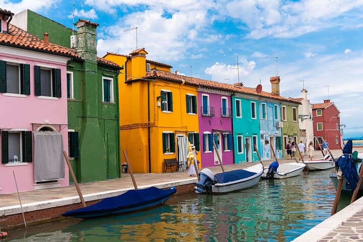 Murano-Glasbläserei und Burano-Tour ab Venedig