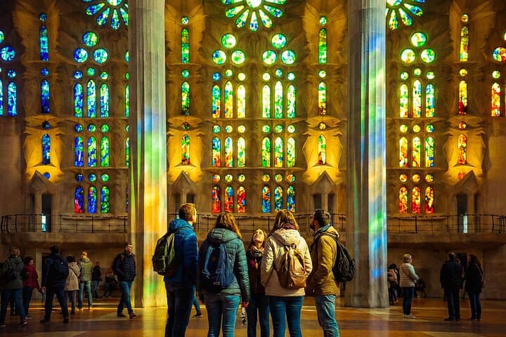 Tour combinato Sagrada Familia e Park Güell di Gaudí a Barcellona