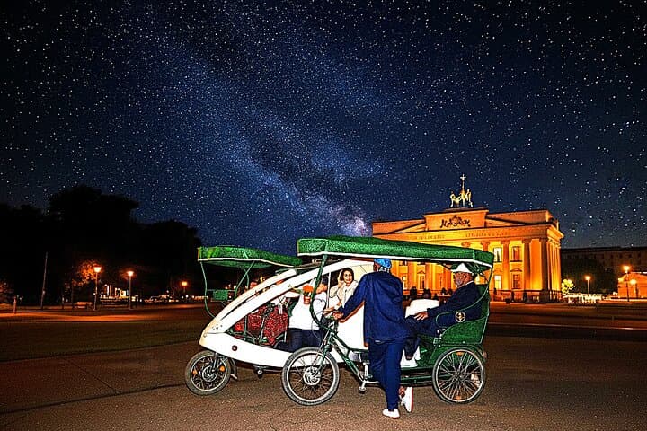 Berlín por la Tarde: Tour Privado en Rickshaw durante la Hora Dorada/Luces de la Ciudad