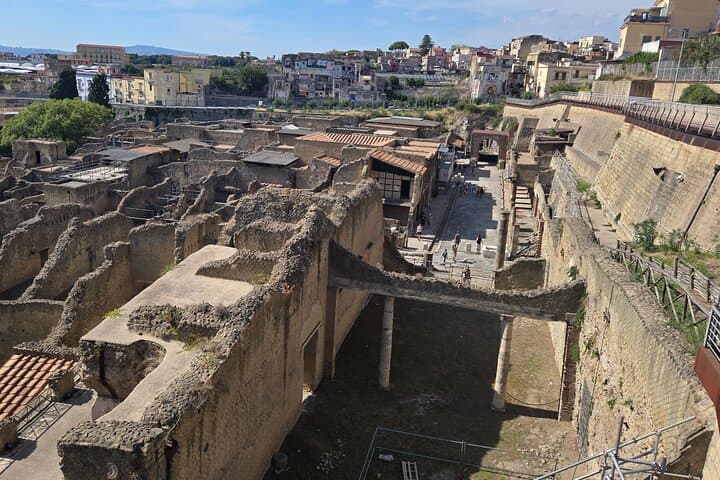 Private geführte Tour durch Herculaneum mit privatem Hin- und Rücktransfer