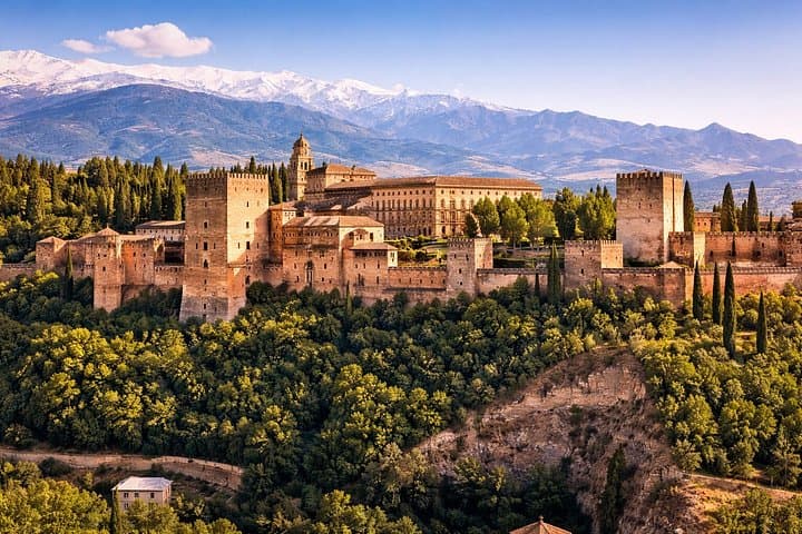 Meilleures visites de l'Alhambra et de Grenade - uniquement pour les croisiéristes - depuis le port de Malaga