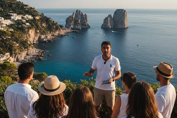 Tour di Terra e Mare a Capri da Salerno