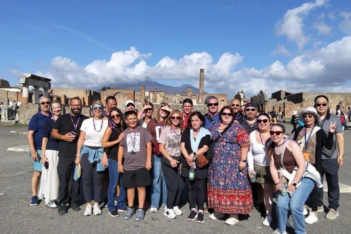 Pompei da Napoli: Tour con trasporto e biglietto salta-fila