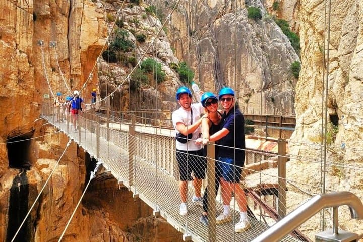 Visite privée du Caminito del Rey au départ du port de croisière de Málaga