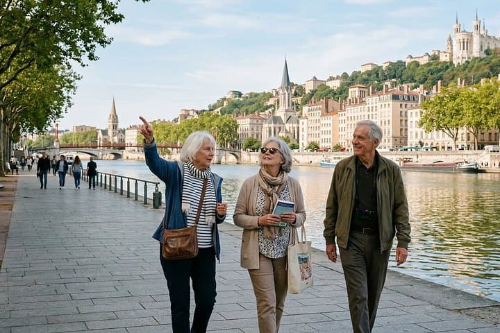 Tour Privado a Pie por el Patrimonio del Viejo Lyon en Saône