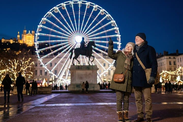 Private Walking Tour Lyon Weihnachtsarchitektur — Foto 3