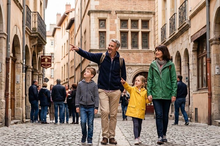 Tour Privado a Pie para Familias en el Casco Antiguo de Lyon — foto 3