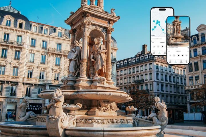 Tour a pie autoguiado de Lyon