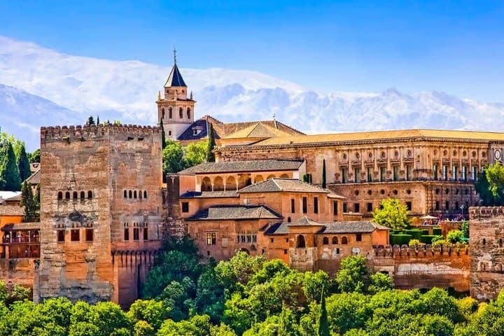 Billets pour l'Alhambra et le Palais Nasride avec Train Touristique