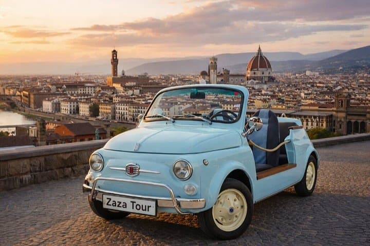 Private Tour durch Florenz im Vintage Fiat 500