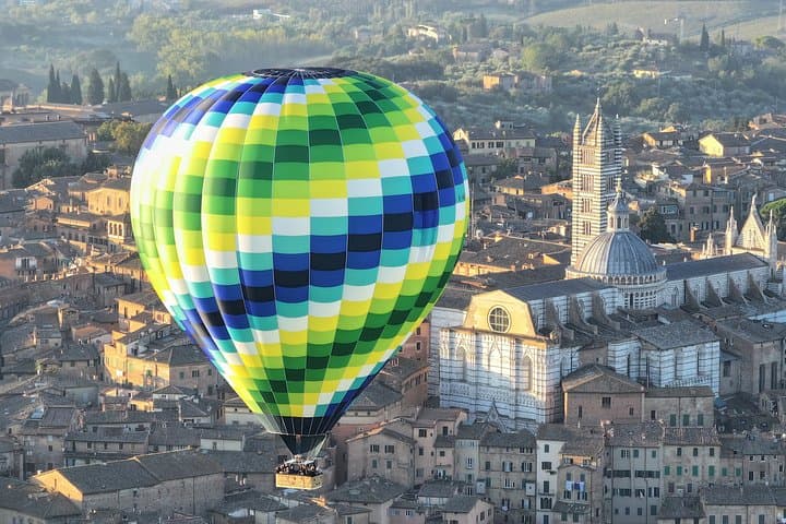 Volo in Mongolfiera sopra la Toscana da Siena — foto 2