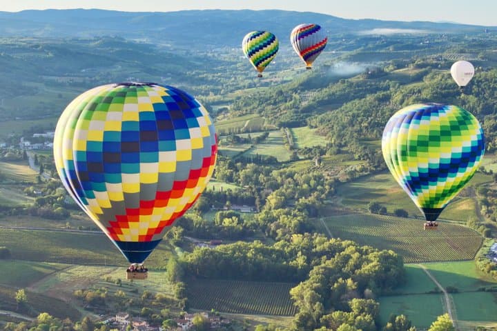 Volo in Mongolfiera sopra la Toscana da Siena — foto 3