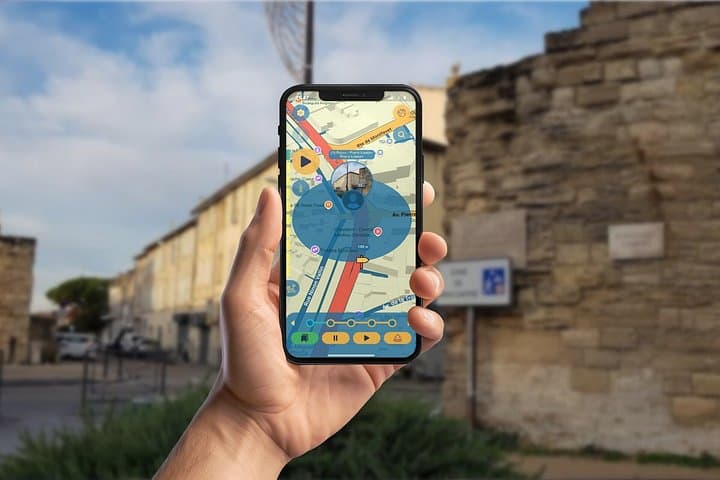 Tour a pie por Avignon: Juego Móvil de los Templarios