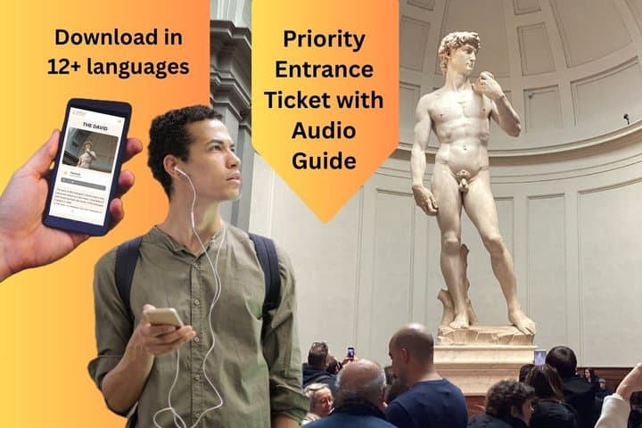 Biglietto Prioritario per la Galleria dell'Accademia con Audioguida, Firenze