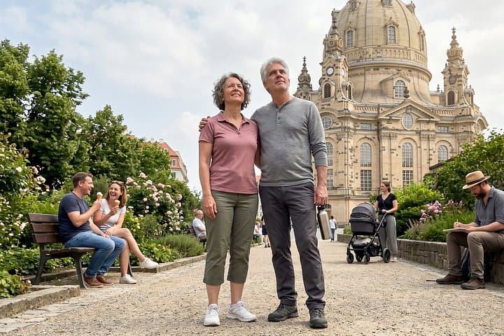Tour Privado de Patrimonio a Pie para Parejas en Dresde