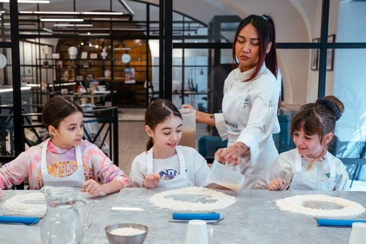 Pizza oder Pasta Kochkurs mit Gelato in Rom