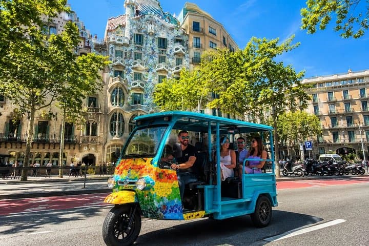 Route durch Barcelona im Tuk Tuk 1 - 4H