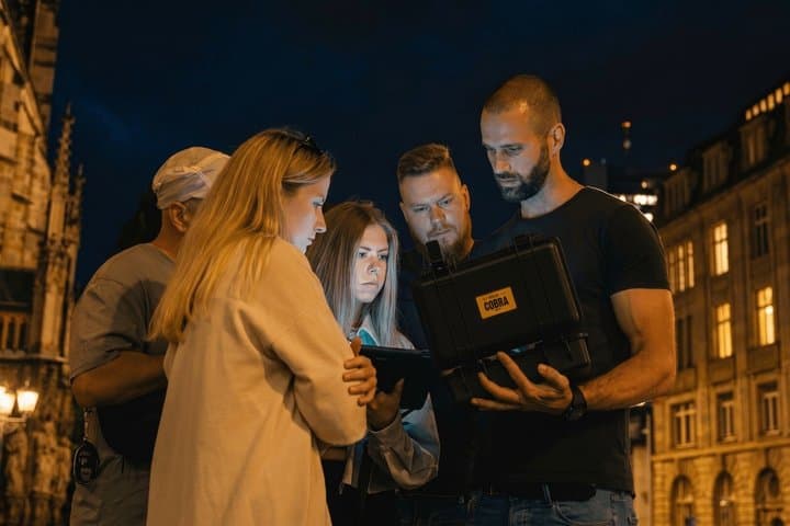 Caccia al crimine di notte a Francoforte