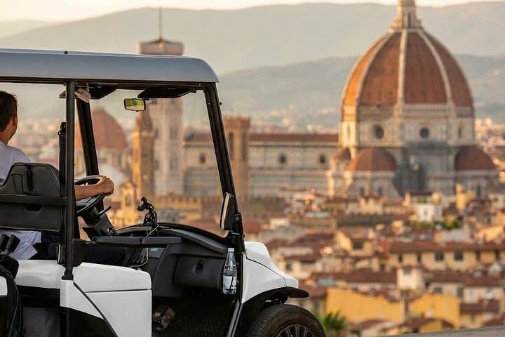 Florenz Panoramatour mit dem Golfcart + Piazzale Michelangelo