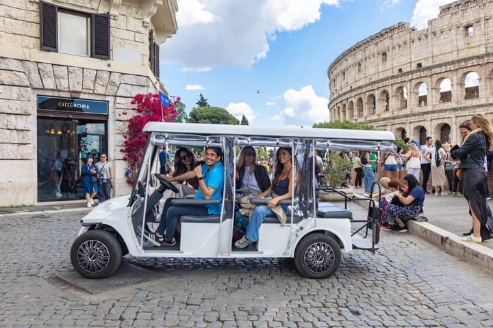 Roma: Esplora le principali attrazioni con un golf cart elettrico — foto 2
