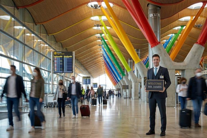 Madrid: Privater Transfer vom Flughafen MAD ins Stadtzentrum von Madrid — Foto 3