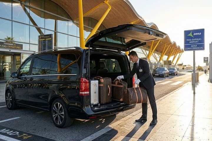 Madrid: Privater Transfer vom Flughafen MAD ins Stadtzentrum von Madrid — Foto 4