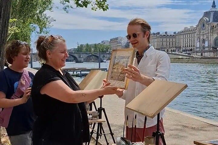Wassermalfarbe-Workshop in Paris – Signature Edition — Foto 3