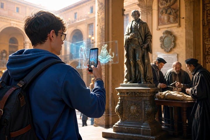 Juego Móvil de Tour a Pie por la Historia Académica de Bolonia