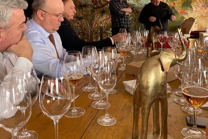 Spanische Weinprobe mit Blick auf den Parque del Oeste, Madrid — Foto 3