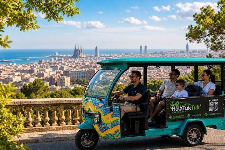 Barcelona Tour im elektrischen Tuk Tuk