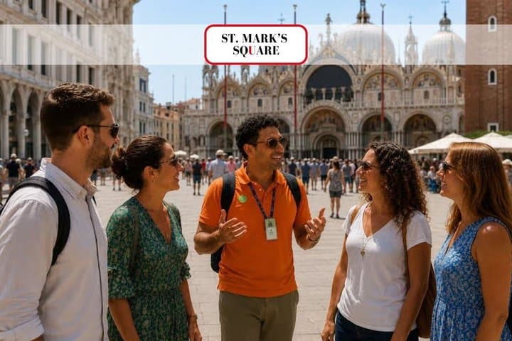 Stadtzentrum-Walking Tour in Venedig & Gondelfahrt Erlebnis