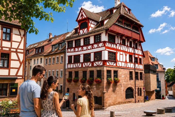 Chasse au trésor et visite guidée à pied de Nuremberg