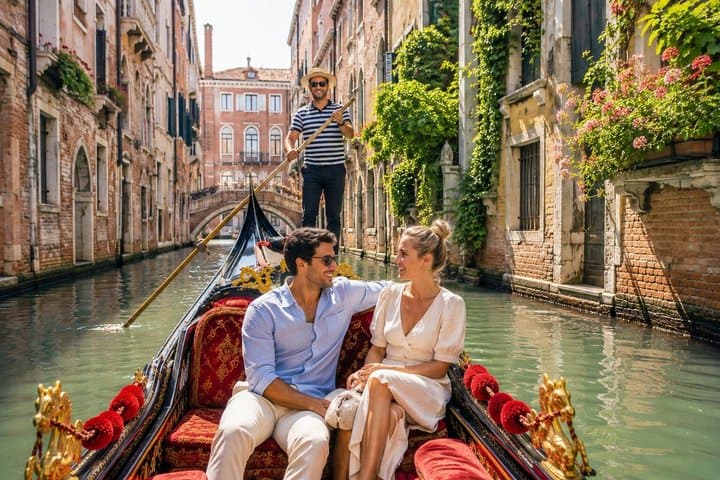 Tour a piedi nel centro città di Venezia e esperienza in gondola — foto 2