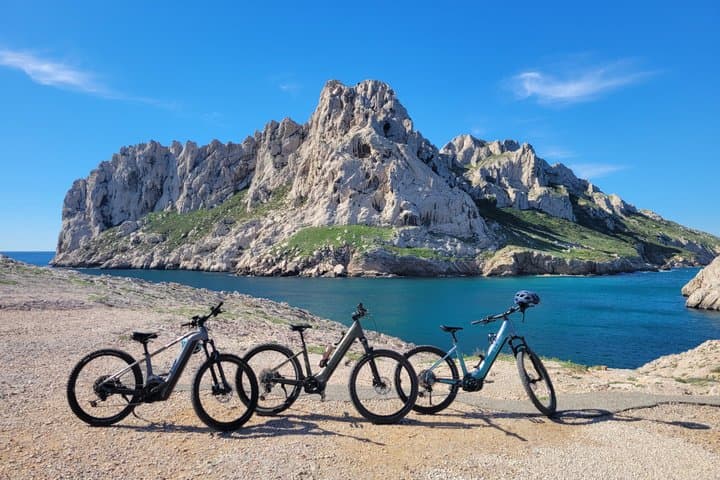 Selbstgeführte Fahrradvermietung in Marseille nahe den Calanques
