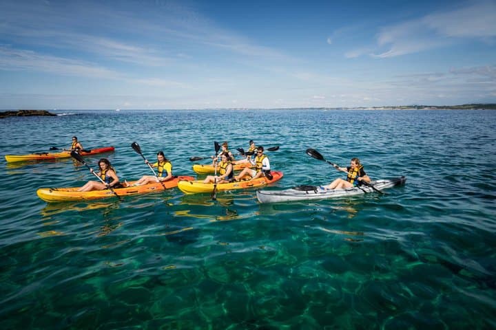 Kayak et snorkeling sur l'île d'Amuitz près de Hondarribia — photo 2