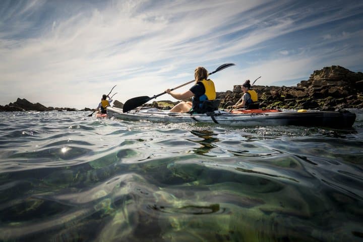 Kayak et snorkeling sur l'île d'Amuitz près de Hondarribia — photo 3