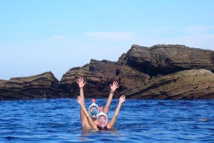Kayak et snorkeling sur l'île d'Amuitz près de Hondarribia — photo 5