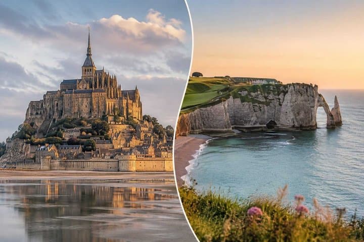 Tour privato guidato a Parigi, Etretat e Mont Saint Michel