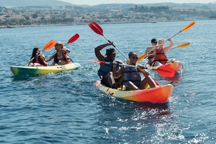 Excursión en Kayak por la Costa Azul