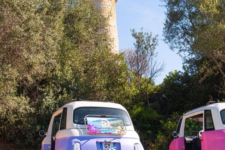 Retro Elektrischer Topolino Ausflug an der Côte d'Azur — Foto 2