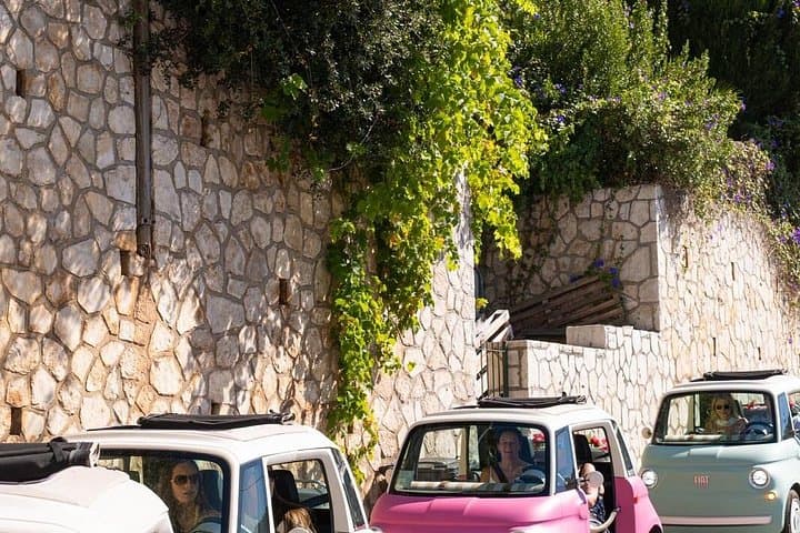 Retro Elektrischer Topolino Ausflug an der Côte d'Azur — Foto 3