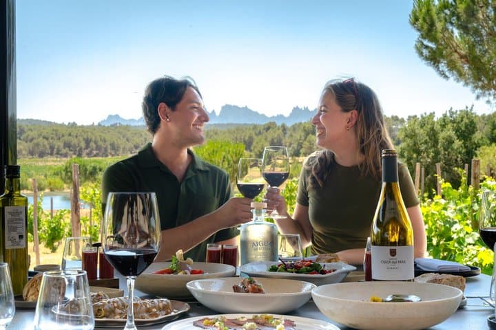 Montserrat, Vino y Almuerzo Gourmet desde Barcelona