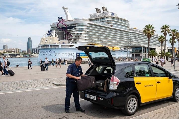 Private Transfers vom Kreuzfahrthafen Barcelona (zum Flughafen / Hotel) — Foto 4