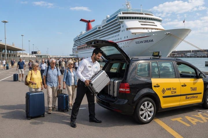 Private Transfers vom Kreuzfahrthafen Barcelona (zum Flughafen / Hotel) — Foto 5