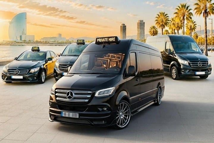 Privater Transfer vom Flughafen Barcelona in die Stadt Barcelona