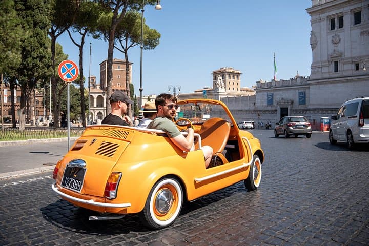 Tour in Fiat 500 Cabriolet a Roma con Foto Professionali — foto 2